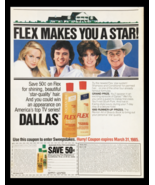 1985 Revlon Flex Body Building Shampoo Circular Coupon Advertisement - £15.12 GBP