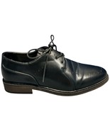 Borelli Oxford Dress Shoes Mens Sz 3 Black Comfort Perforated Toe Lace U... - $24.14