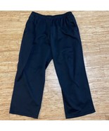 Champion Womens Authentic Open Bottom Jersey Pant Size Large Black - $9.75