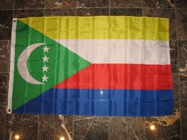 3X5 2002 To Present Day Comoros Indian Ocean Flag 3&#39;X5&#39; Banner Brass Grommets - £3.64 GBP