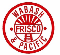 Frisco Wabash &amp; Pacific Railway Railroad Train Sticker Decal R718 - $1.95+
