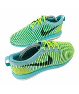 Nike Roshe Two Flyknit Hyper 844620-300 SZ 6Y Hyper Turquoise Women&#39;s Si... - $58.40 CAD