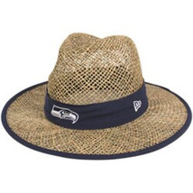 New Era Seattle Seahawks Nfl Official On Field Training Straw Hat One Size Nwt - £24.95 GBP