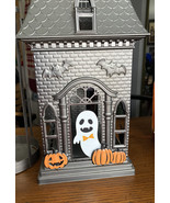 Bath And Body Works Halloween Haunted House Metal Luminary Candle Holder... - £63.01 GBP
