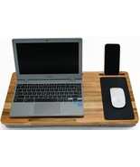  Laptop Lap Desk with Cushion Made with Premium Real Acacia Wood - $99.00