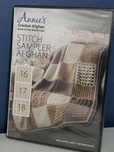 Annie&#39;s Crochet Afghan Stitch Sampler Afghan Blocks 16, 17 And 18 New Sealed - £7.82 GBP