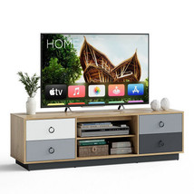 Modern 55 Inch TV Stand with 2 Storage Cabinets for TVs up to 60 Inch - $282.92