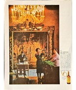 SEAGRAM&#39;S V.O. Imported Quarter To Six - Happy Hour - 1961 Print Ad - $18.01 CAD