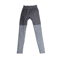 Gymshark Womens Leggings Size Small Gray Heather Seamless 23X28 - £23.67 GBP