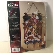 2006 Bucilla Manger Wall Hanging Kit 16.5&quot; X 25.5&quot; Brand New Sealed Christmas - £39.52 GBP