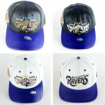 BALTIMORE RAVENS LOGO NFL TEAM BASEBALL LEATHER CAP - £28.73 GBP