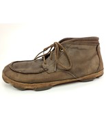 OluKai Hamakua Leather Chukka Saddle Shoes Boots Mens Size 9 Brown - $27.97