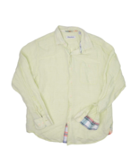 Tommy Bahama Shirt Mens L Light Green Linen Tencel Long Sleeve Button Up... - £17.39 GBP