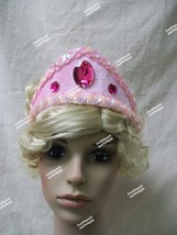 Pink Princess Crown Tiara Aurora Renaissance Medieval Maiden Sleeping Be... - $14.86 CAD