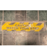 2 Caution Watch Your Step Anti Slip/Non Skid Floor Adhesive 14&quot; X 3&quot; *NE... - $11.99