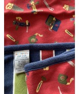 Vintage Gymboree 1998 Cotton Baby Blanket Rainbow Tag Boys Tools - £112.55 GBP