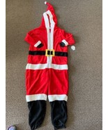 Santa Clause Zip Up Full Body Suit Size 2X/3X - £76.64 GBP