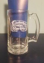 Walt Disney World Magic Kingdom Cinderella&#39;s Royal Table Glass Stein Mug Cup  - £7.45 GBP