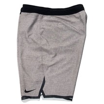 NIKE Men&#39;s Performance Shorts Taupe Dri-Fit Ultra Comfort Drawstring Size 34 - £14.13 GBP