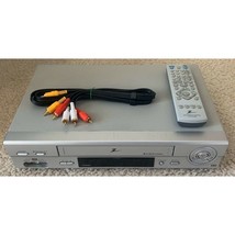 Zenith VCS442 Hi Fi VHS VCR VHS Player with Remote, Av Cables &amp; Hdmi Ada... - £115.58 GBP