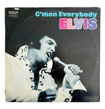 Elvis Presley C&#39;mon Everybody Mono Vinyl Record 1971 33 12&quot; VRF5 - £23.69 GBP