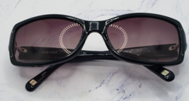 Nine West Womens Black Oval  Studded Sunglasses With Lilac Lens 100%UVA/UVB - £7.75 GBP