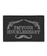 I&#39;M YOUR HUCKLEBERRY IRON ON PATCH 3&quot; Tombstone Doc Holliday Embroidered... - $4.95