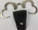 PEERLESS Handcuffs w/ Leather Safety Speed Holster Montebello CA U.S.A. ... - $59.39