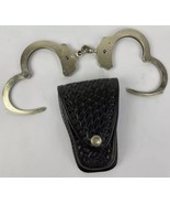 PEERLESS Handcuffs w/ Leather Safety Speed Holster Montebello CA U.S.A. ... - $81.45 CAD