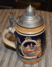 Small Beer Stein, Geneve, Made in germany, Village Scene - $19.99