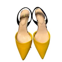 Yellow Aldo Lovorelle short heels size9 - £30.10 GBP