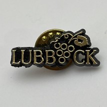 Lubbock Texas City State Souvenir Plastic Lapel Hat Pin Pinback - £3.89 GBP