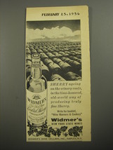 1956 Widmer&#39;s Cocktail Sherry Ad - Sherry ageing on the winery roofs - £14.52 GBP