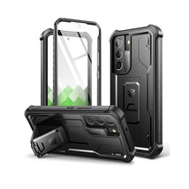 For Samsung Galaxy S22 Case, [Built In Screen Protector And Kickstand] Heavy Dut - £28.11 GBP