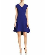 Elie Tahari Moriah Knit V-Neck A-Line Dress - MSRP $368 - £129.49 GBP