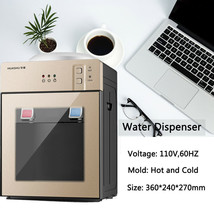 Top Loading Countertop Water Dispenser Hot Cold Water Cooler Drinking Ma... - £69.12 GBP
