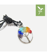 Tree of Life Crystal Quartz Gemstone Necklace | Tree of Life Gemstone Pe... - $5.69