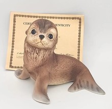 Vtg 1978 River Shore Porcelain Figurine Akiku the Seal Pup COA U238 - £21.11 GBP