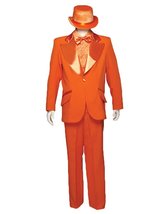 Men&#39;s Formal Adult Deluxe Tuxedo w/o Shirt, Orange, Small - £199.11 GBP+