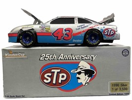 Bobby Hamilton #43 Pontiac 25th Anniversary  1996 Silver 1:24 Scale Diecast - $19.54
