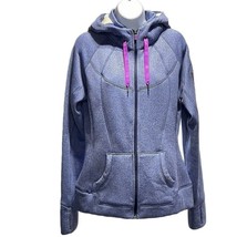 ATHLETA Jacket Cotton Fleeced Lined Running Hoodie Jacket Women&#39;s Size M - £28.23 GBP