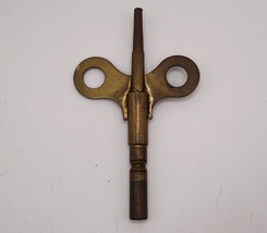 Brass Double Ended Winding Clock Key 1/8&quot; ID - £19.46 GBP