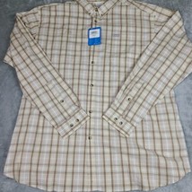 Columbia Men&#39;s Men&#39;s Rapid Rivers II Long Sleeve Shirt Light Brown 3XT NWT - $27.58