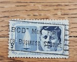 US Stamp JFK 1963 5c Used &quot;Business Service&quot; - £0.73 GBP