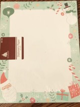 Enchanted Computer Print Paper 100 Sheets Christmas Santa Presents Borde... - £8.66 GBP