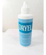 Vintage Dryel Stain Remover Bottle Liquid 3.38oz teal blue label 2001 P&amp;... - $207.85 MXN