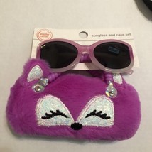 wonder nation Girls Sunglasses &amp; Case Sets purple 3+ - £7.59 GBP