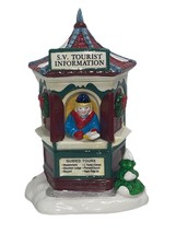 Vintage Department 56 Tour The Village Info Booth Christmas Snow 5452-6 w/box - £9.99 GBP