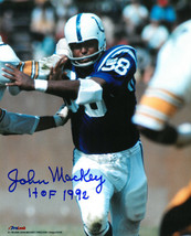 John Mackey signed Baltimore Colts 8x10 Photo HOF 1992 (vs Steelers) - £13.54 GBP