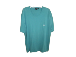 Hugo Boss T-Shirt Mix &amp; Match Embroidered Logo Green Mens Size XXL Short... - $240.68 MXN